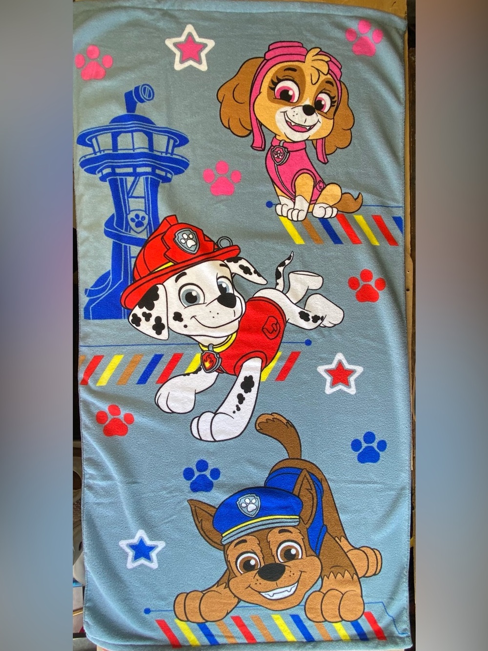 Official Nickelodeon PAW Patrol Character Toddler Blanket Look-Out Tower